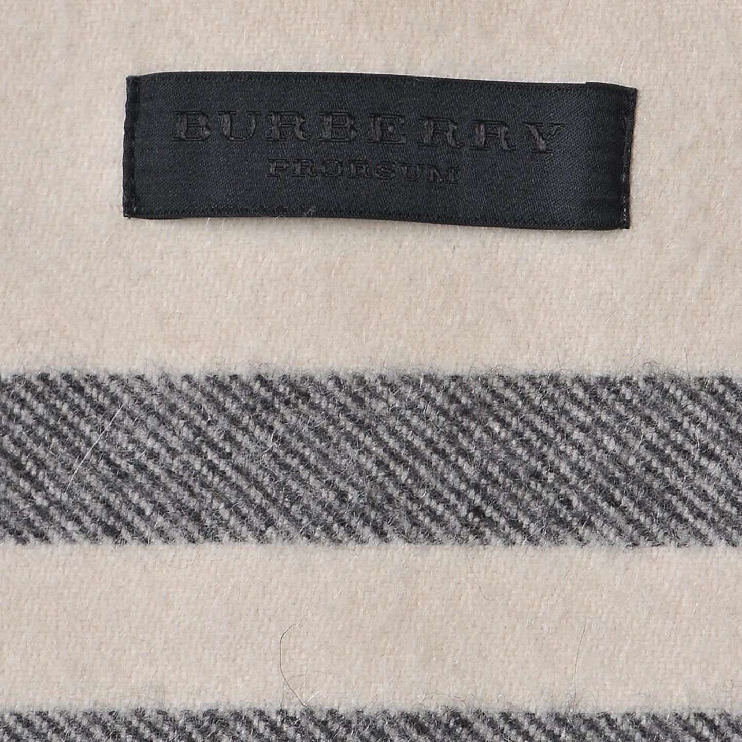 Cashmere House Check Skinny Scarf Beige