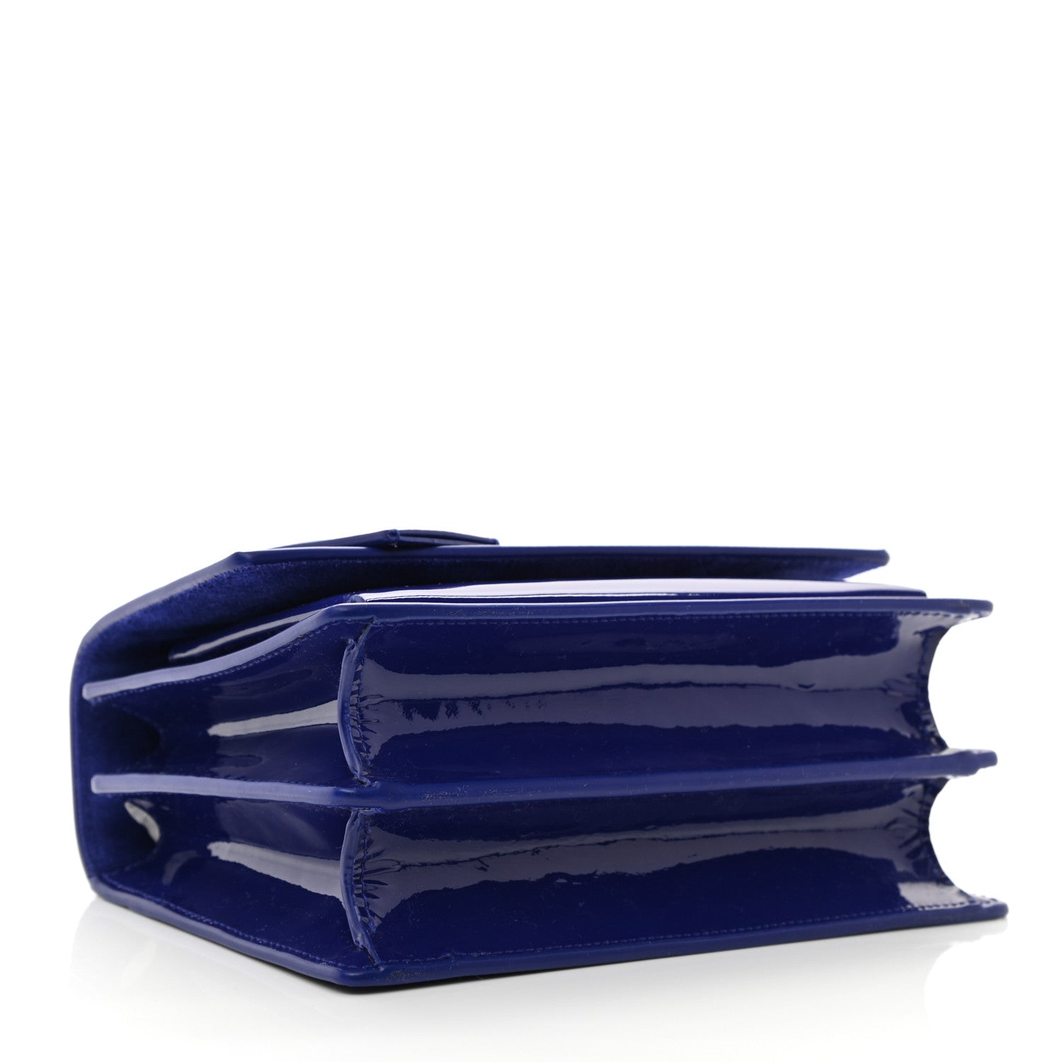Saint Laurent Patent Small Monogram Sunset Royal Blue 4 of 10