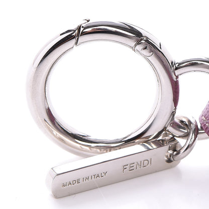 Fendi Fox Fur Jessy Jr Monster Bag Bug Charm Lilla Multicolor Perla 3 of 3