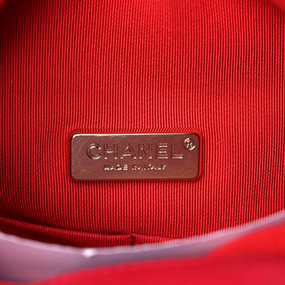 Chanel Lambskin Quilted Large In Seoul Backpack Red 6 of 12