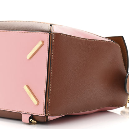 Loewe Calfskin Medium Puzzle Bag Tan Medium Pink 9 of 9