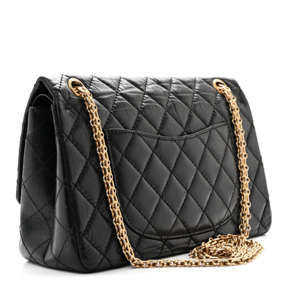 Chanel Aged Calfskin Quilted 2.55 Reissue 226 Flap Black 3 of 10