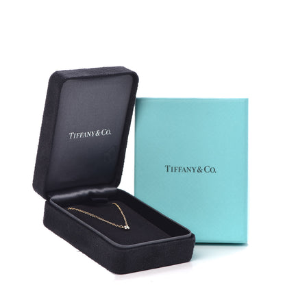 Tiffany 18K Rose Gold Diamond .03ct Elsa Peretti Diamonds by the Yard Pendant Necklace 8 of 8