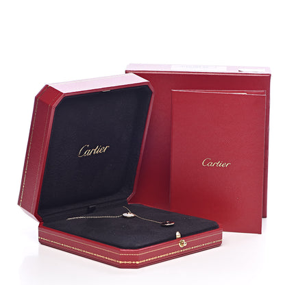 Cartier 18K Pink Gold Diamond Mother of Pearl Black Onyx XS Amulette de Cartier Necklace 7 of 7