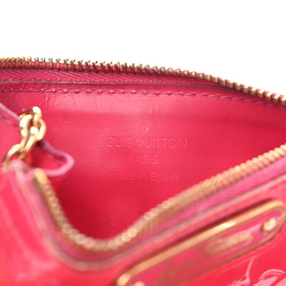 Louis Vuitton Vernis Key Pouch Rose Pop 6 of 12