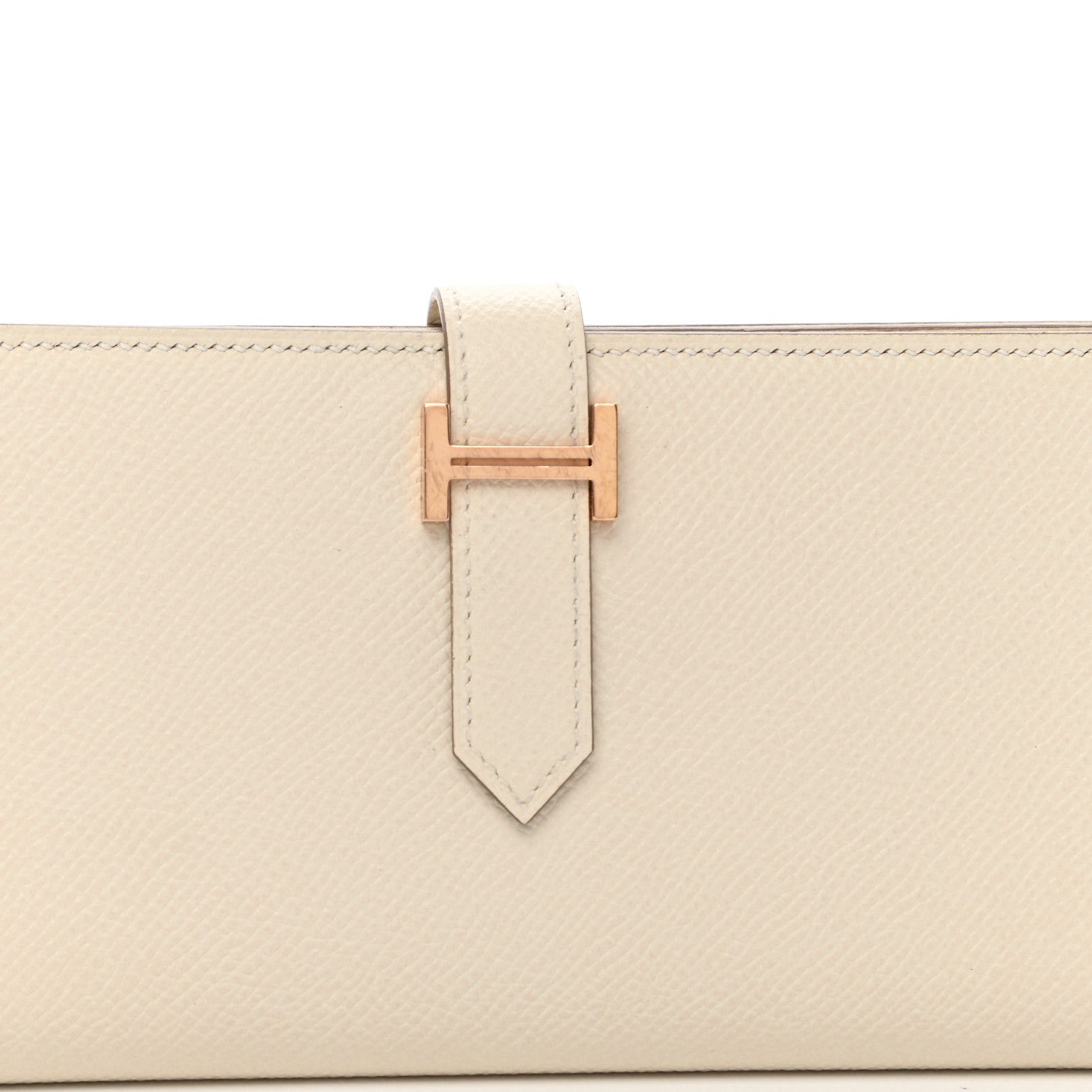Hermes Epsom Bearn Gusset Wallet Craie 8 of 10