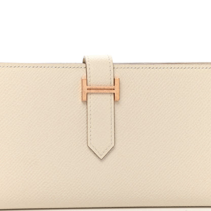 Hermes Epsom Bearn Gusset Wallet Craie 8 of 10