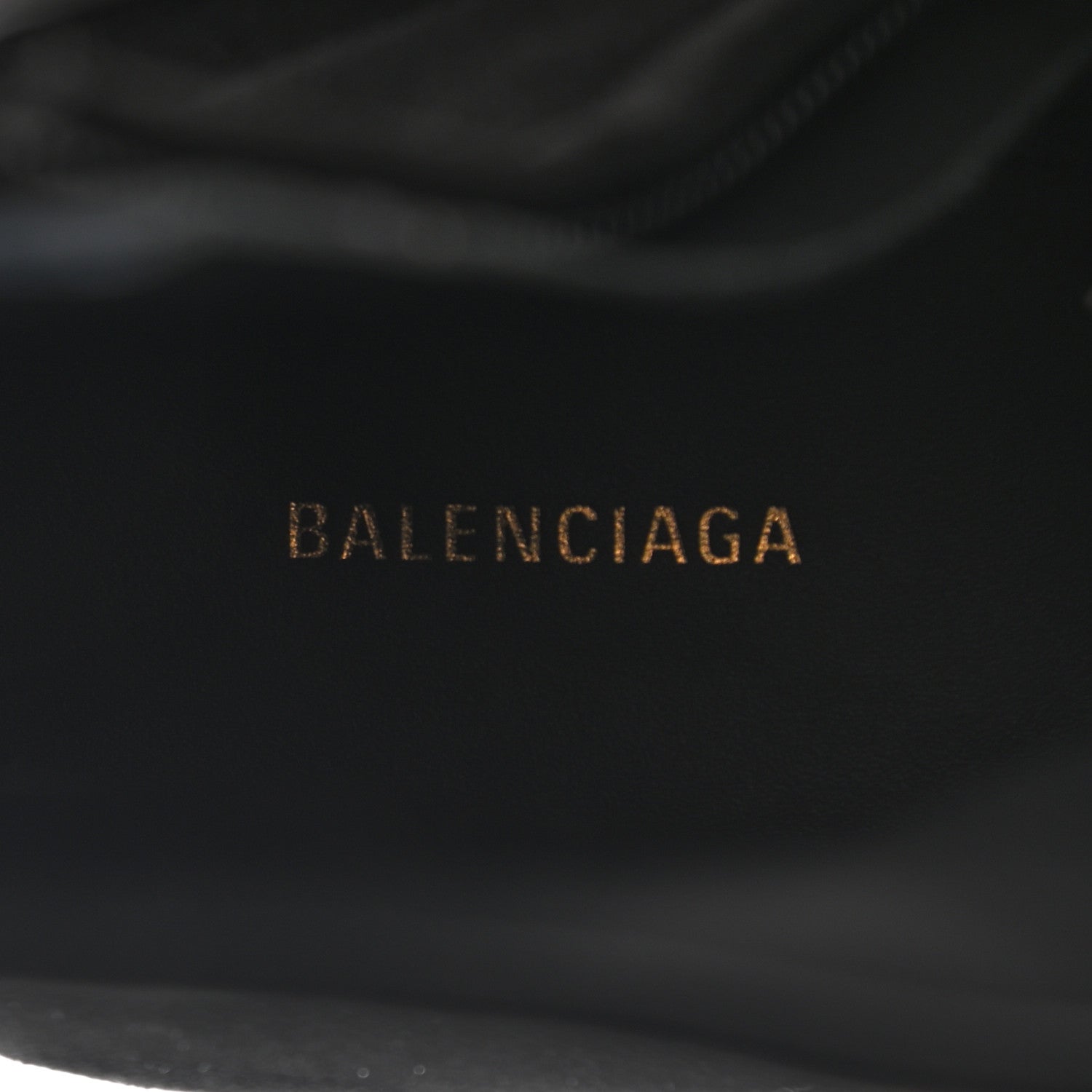 Balenciaga Velvet BB Pointy Toe Ankle Booties 37.5 Black Vintage 7 of 9
