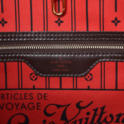 Louis Vuitton Damier Ebene Neverfull MM 6 of 8