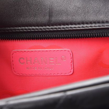 Chanel Calfskin Quilted Small Cambon Multipocket Reporter Black 6 of 7