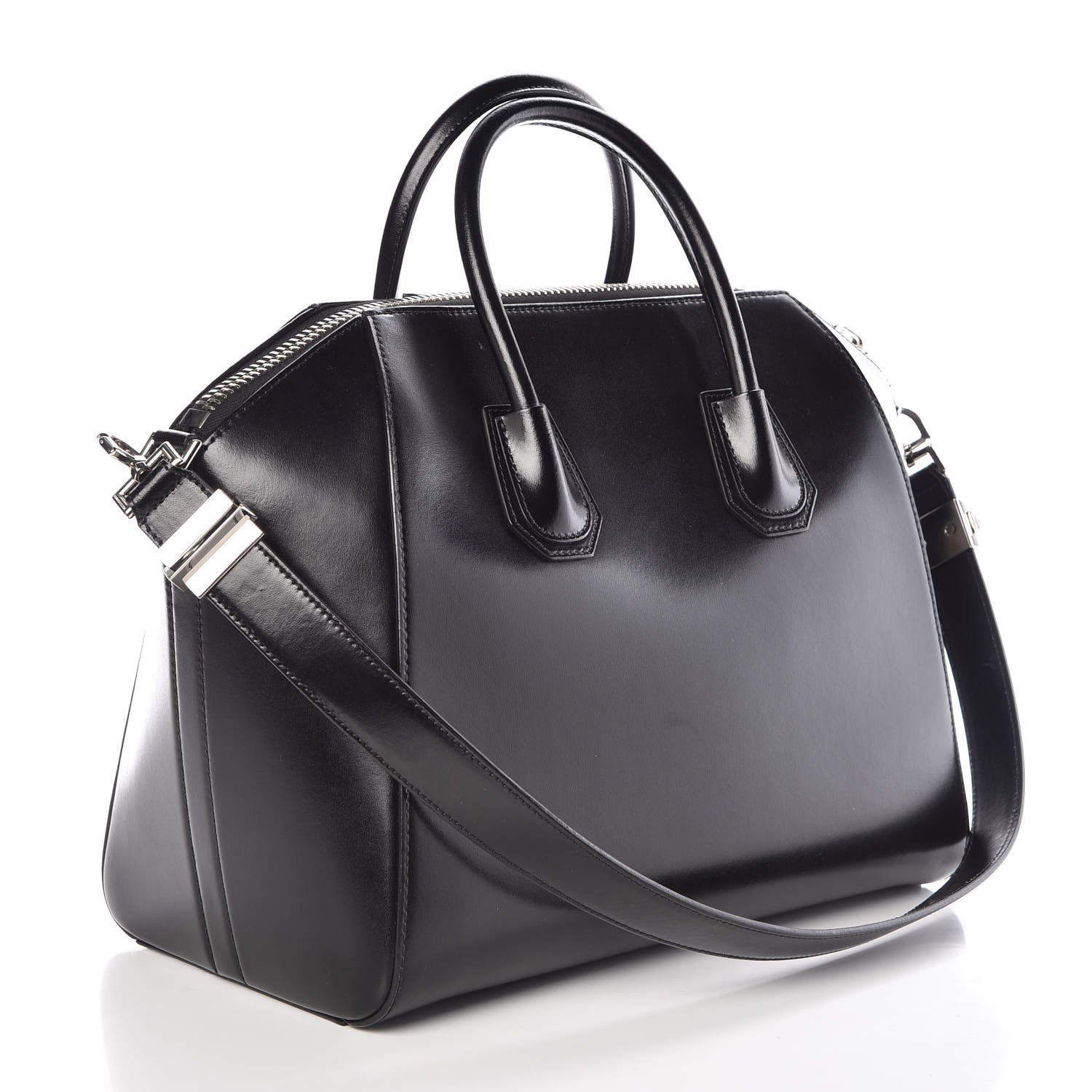 Givenchy Shiny Lord Calfskin Medium Antigona Black 4 of 10