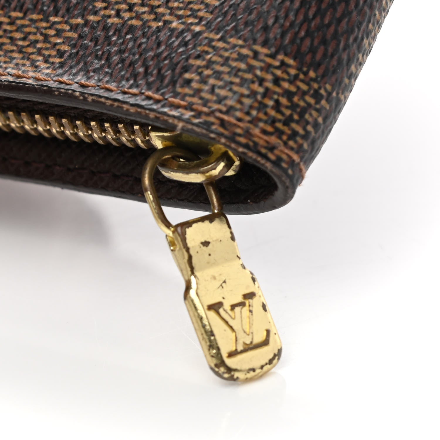 Louis Vuitton Damier Ebene Porte-Monnaie Zippe Zippy Wallet 16 of 16