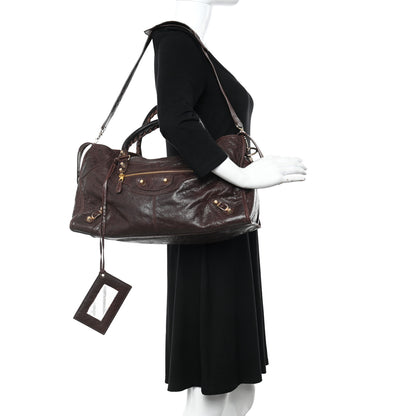 Balenciaga Agneau Giant 12 Gold Hardware Part Time Cigare Fonce 2 of 14