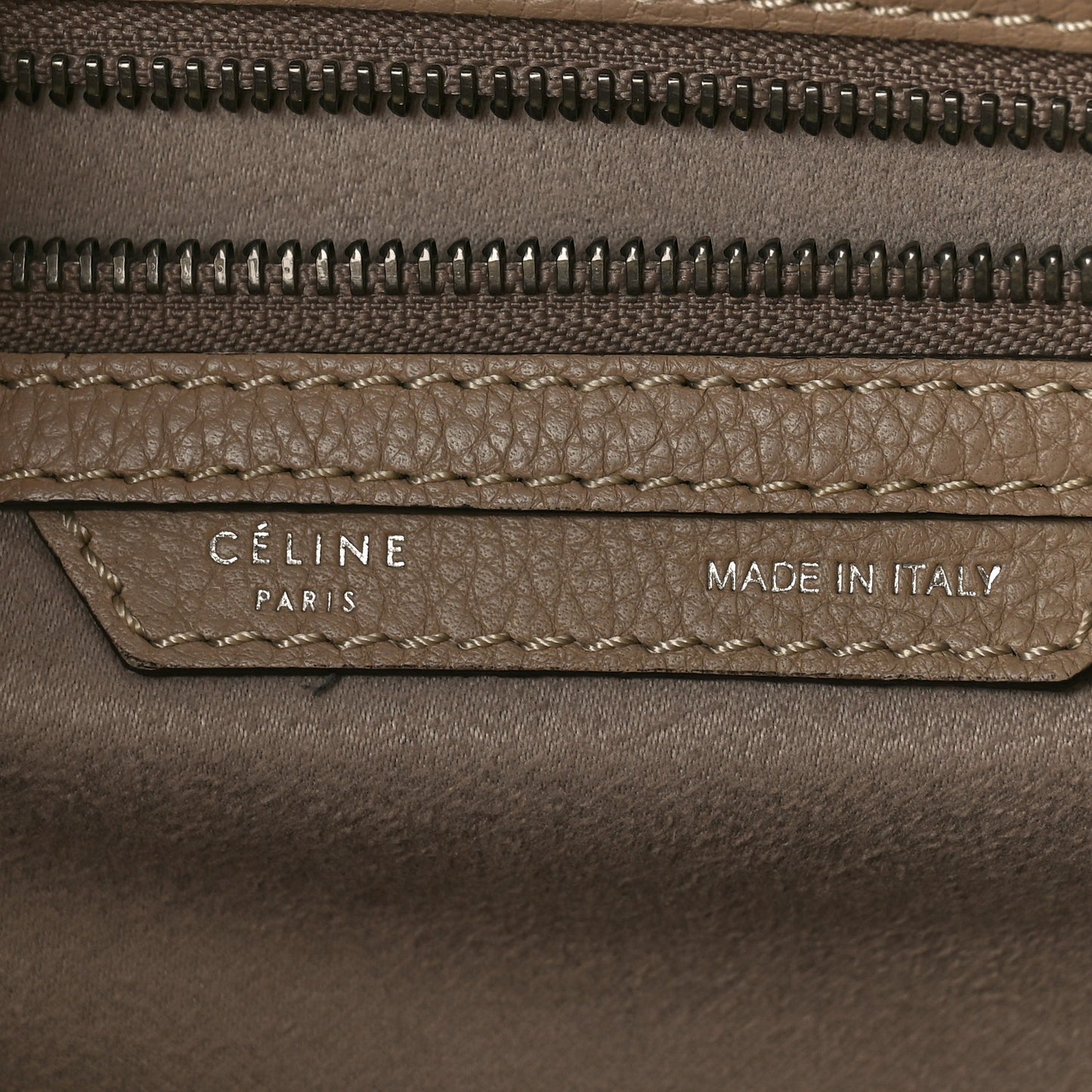 Drummed Calfskin Mini Luggage Dune