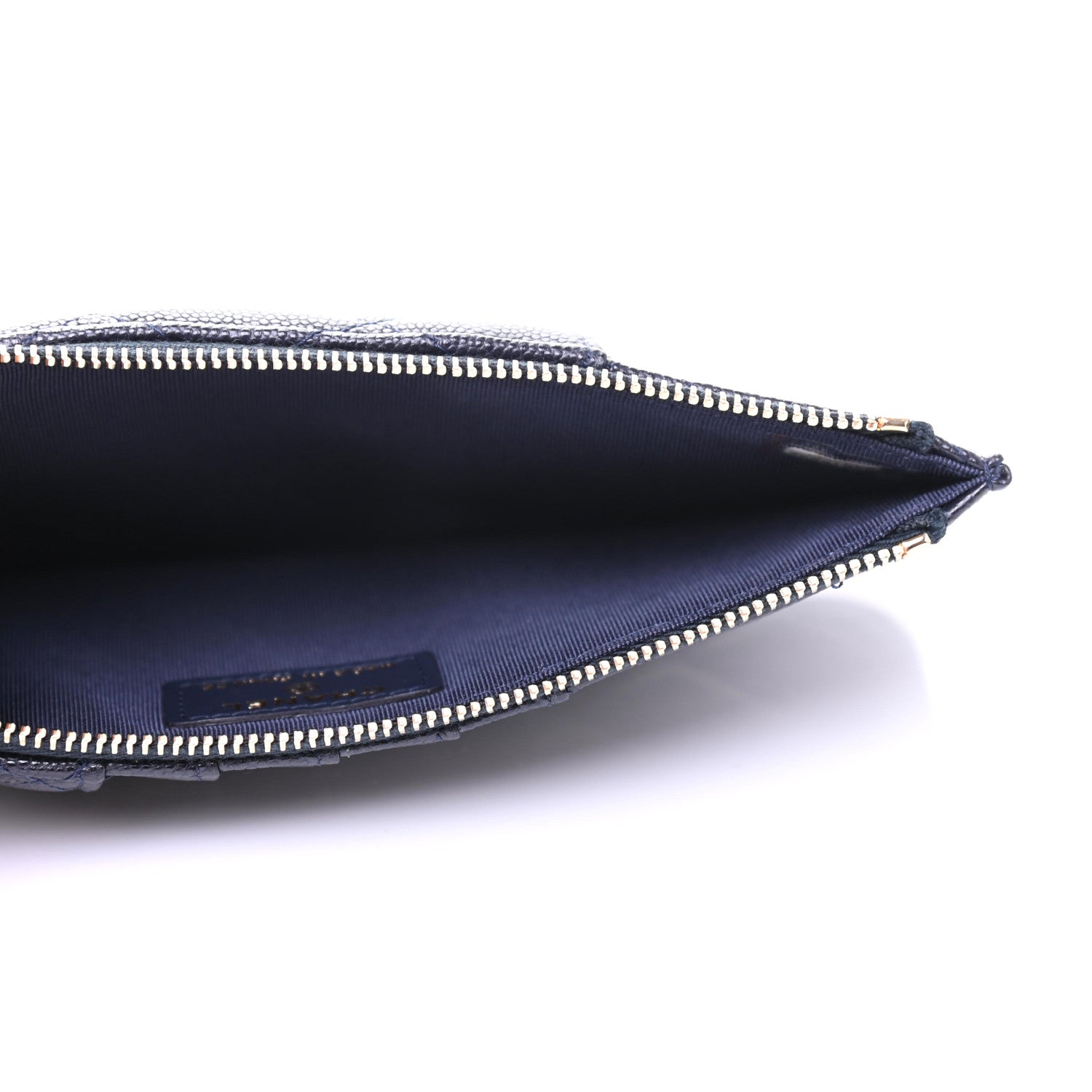 Chanel Caviar Quilted Classic iPhone Pouch Navy 5 of 8