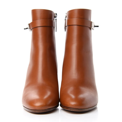 Hermes Calfskin Saint Germain Ankle Boots 39 Gold 2 of 11