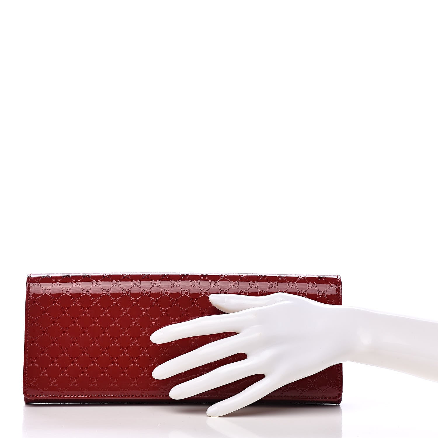 Gucci Patent Microguccissima Small Broadway Clutch Rose Bed 2 of 9