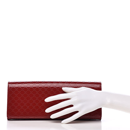 Gucci Patent Microguccissima Small Broadway Clutch Rose Bed 2 of 9
