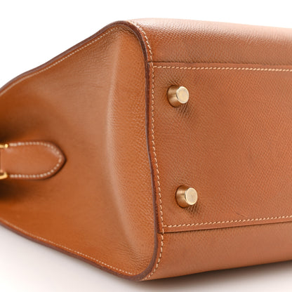 Hermes Courchevel Kelly Sport GM Gold 9 of 10