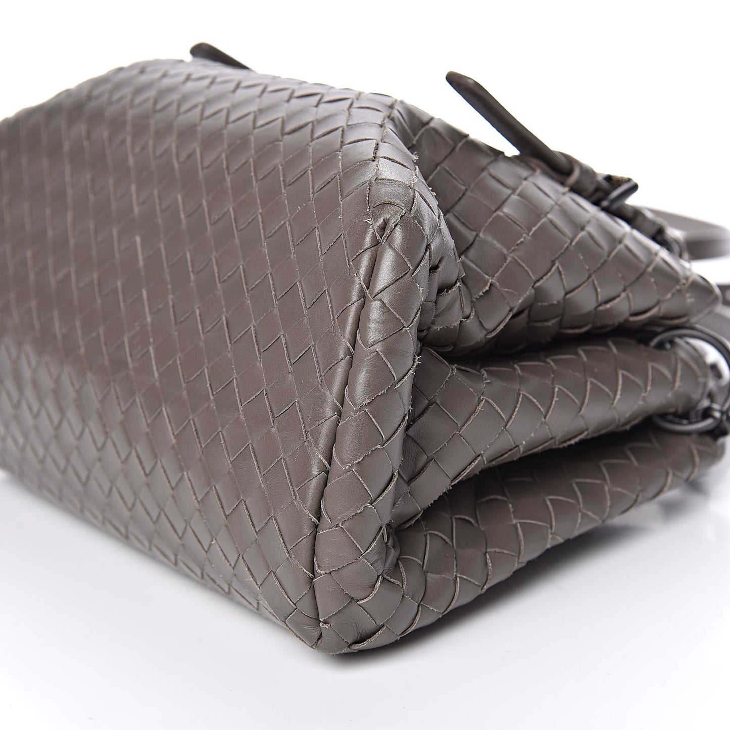 Nappa Intrecciato Baby Roma Tote New Steel