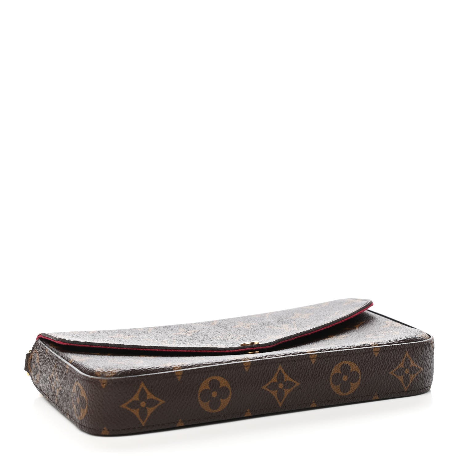 Louis Vuitton Monogram Pochette Felicie Chain Wallet Fuchsia 5 of 12