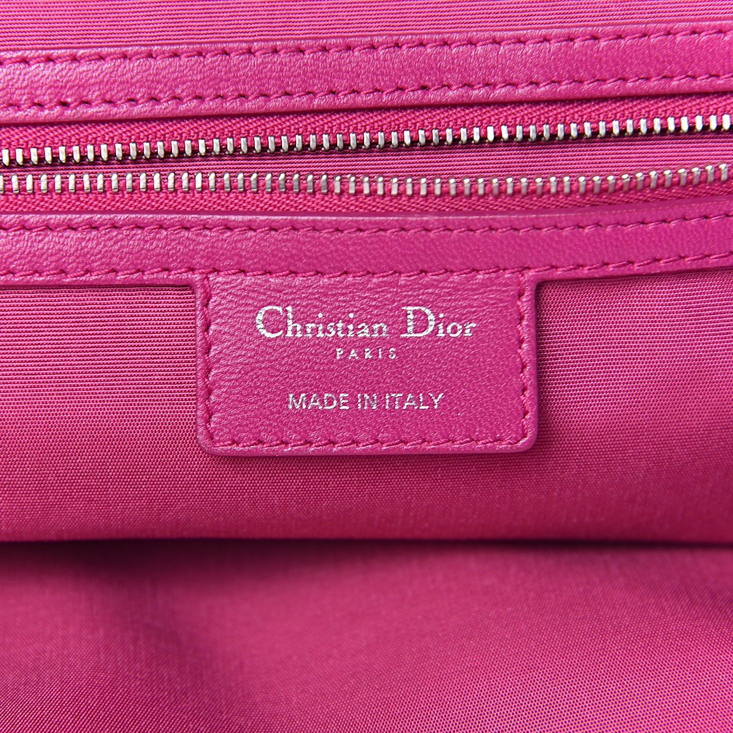 Lambskin Cannage Small Dior Soft Zipped Shopping Tote Pink