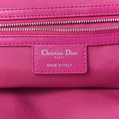 Christian Dior Lambskin Cannage Small Dior Soft Zipped Shopping Tote Pink 8 of 18