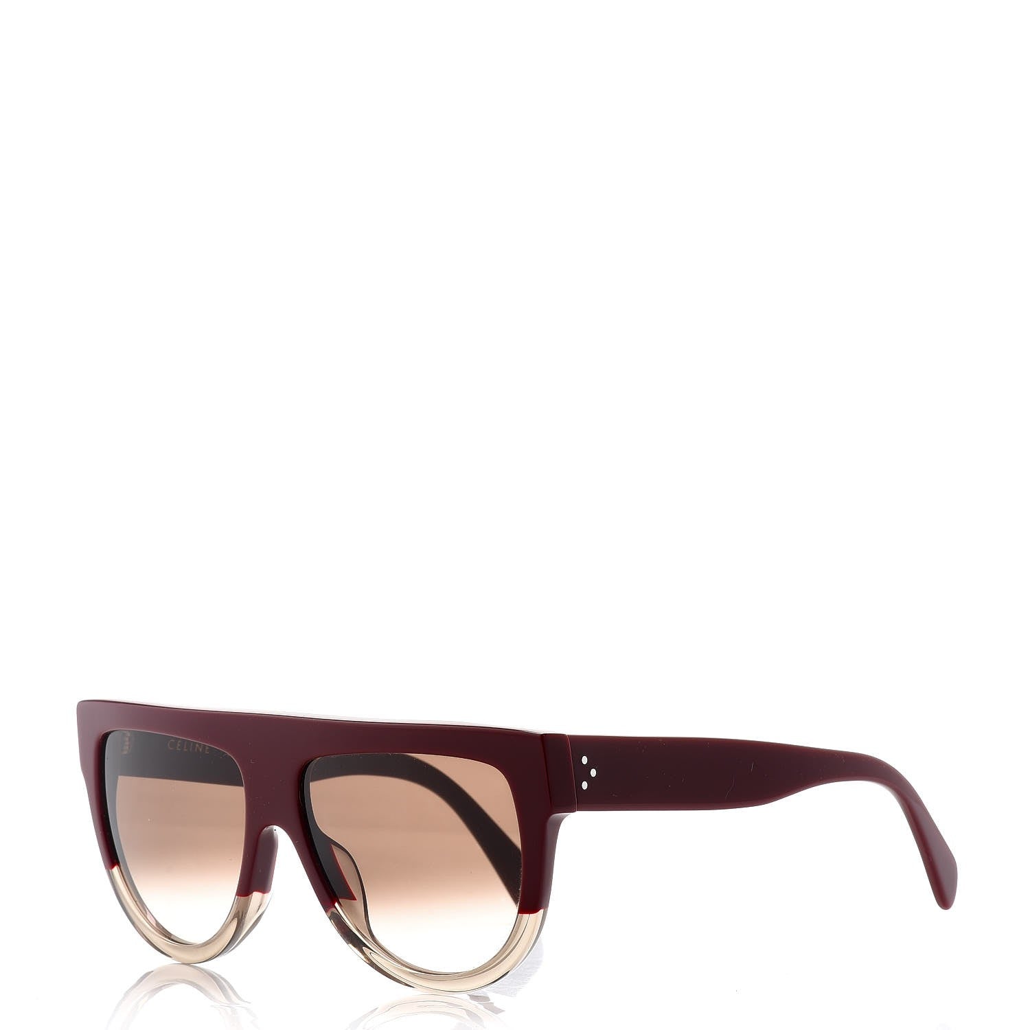 Celine Shadow Sunglasses CL 41026/S Burgundy 1 of 7