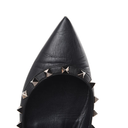 Valentino Garavani Nappa Rockstud Ballerina Flats 36 Black 11 of 13
