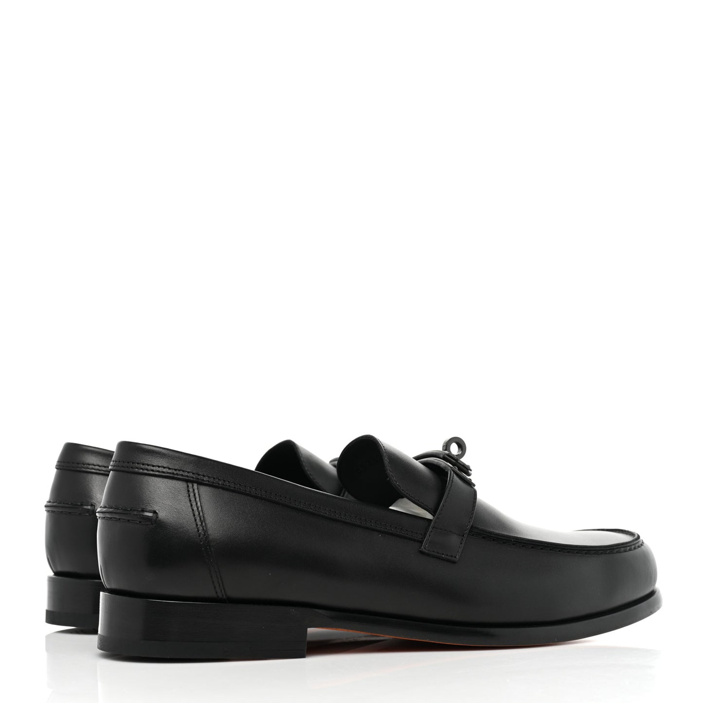 Calfskin Mens Destin Loafer 43 Black