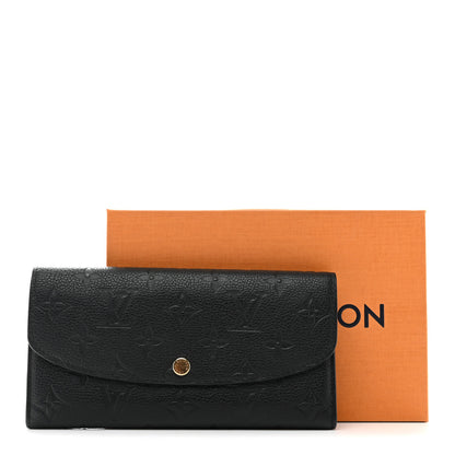 Louis Vuitton Empreinte Emilie Wallet Black Dune 8 of 8