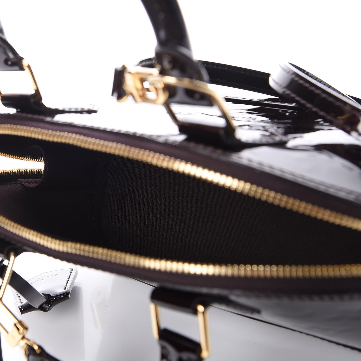 Louis Vuitton Vernis Alma BB Amarante 5 of 7