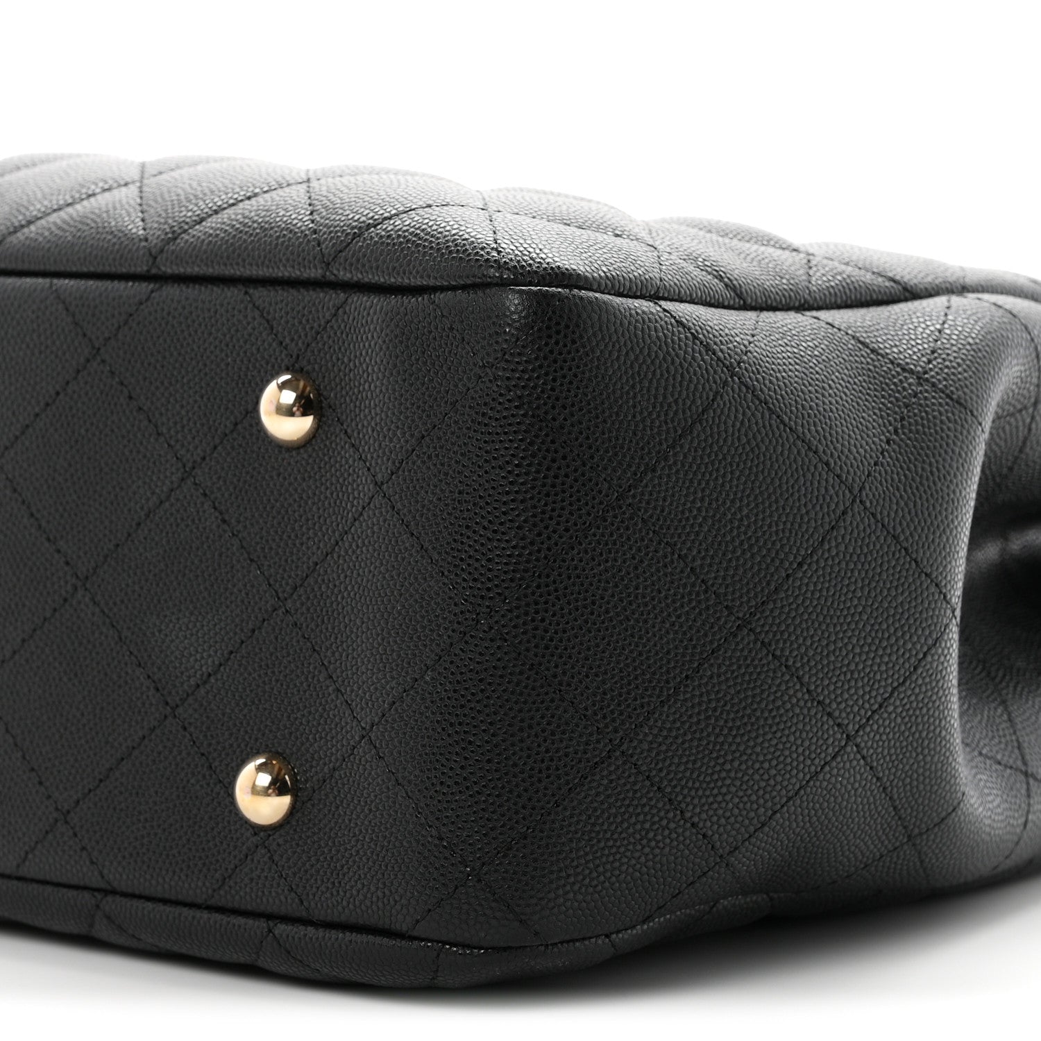 Chanel Caviar Quilted Small Shopping Tote Black 9 of 9