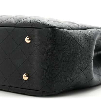 Chanel Caviar Quilted Small Shopping Tote Black 9 of 9