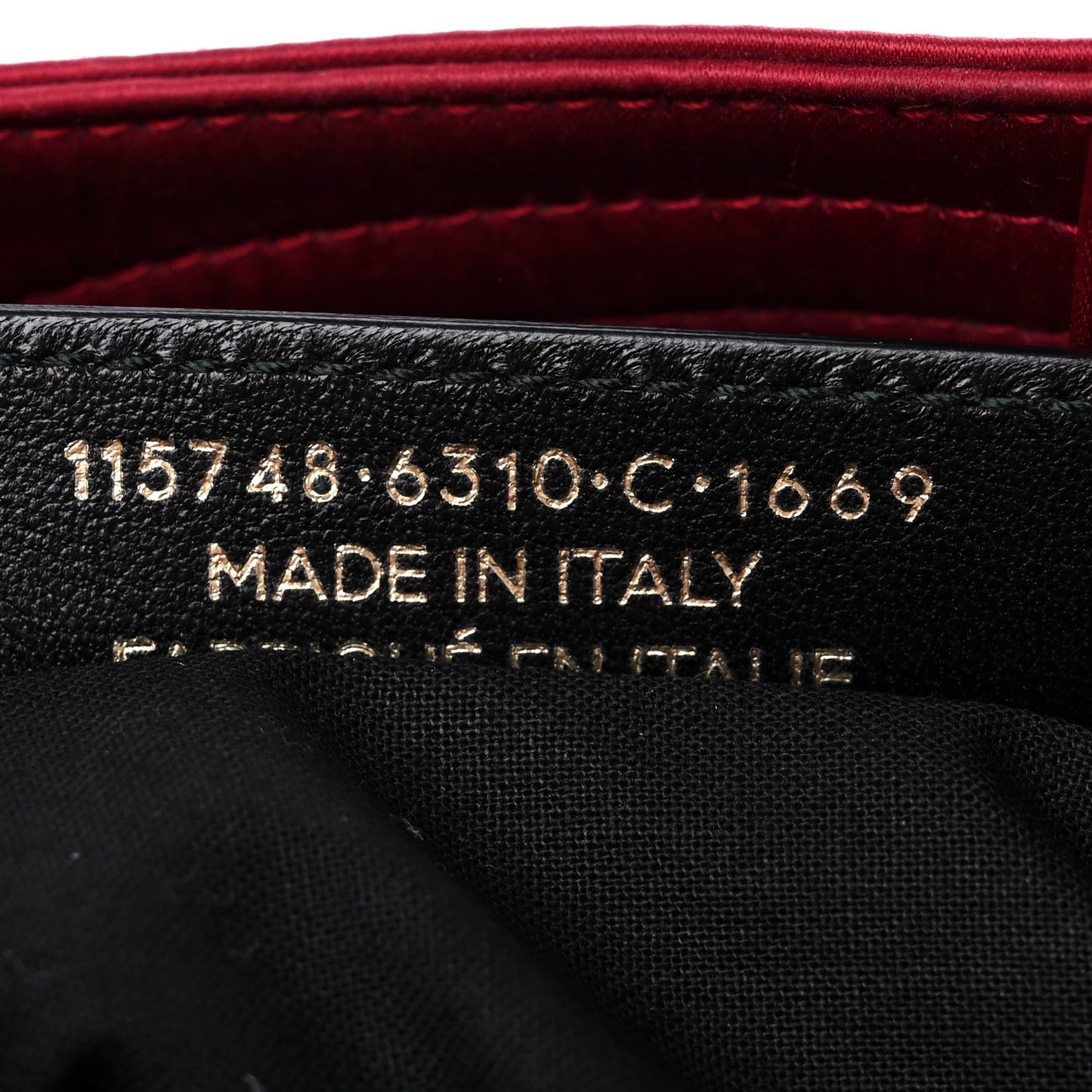 Satin Classic Gold Hardware City Red