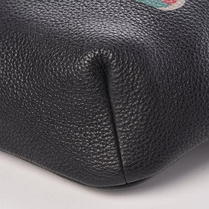 Gucci Grained Calfskin Logo Belt Bag Black 10 of 10