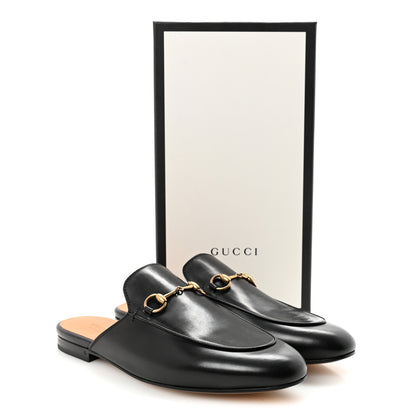 Gucci Calfskin Womens Princetown Slippers 40.5 Black 10 of 10