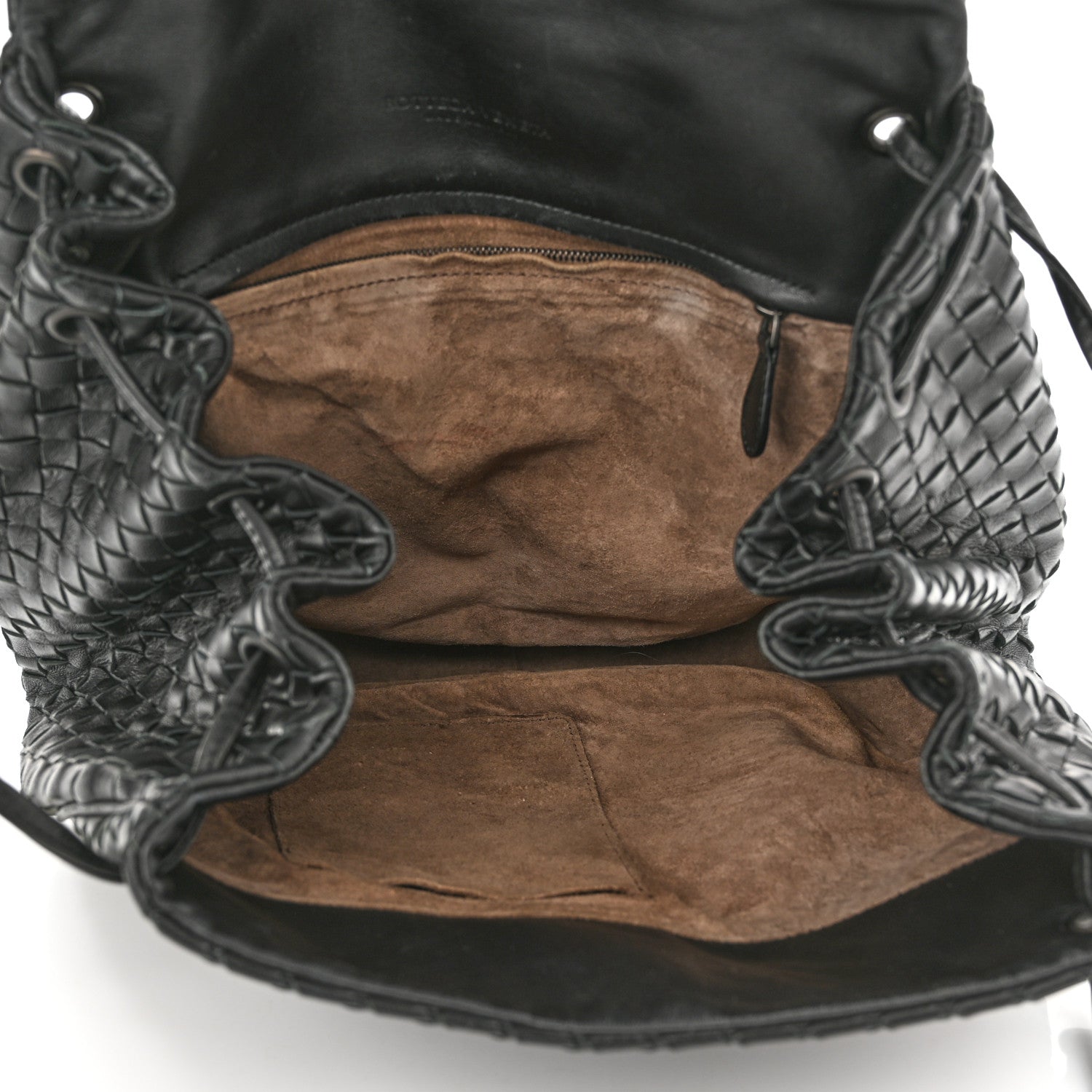 Bottega Veneta Nappa Intrecciato Messenger Bag Black 5 of 10