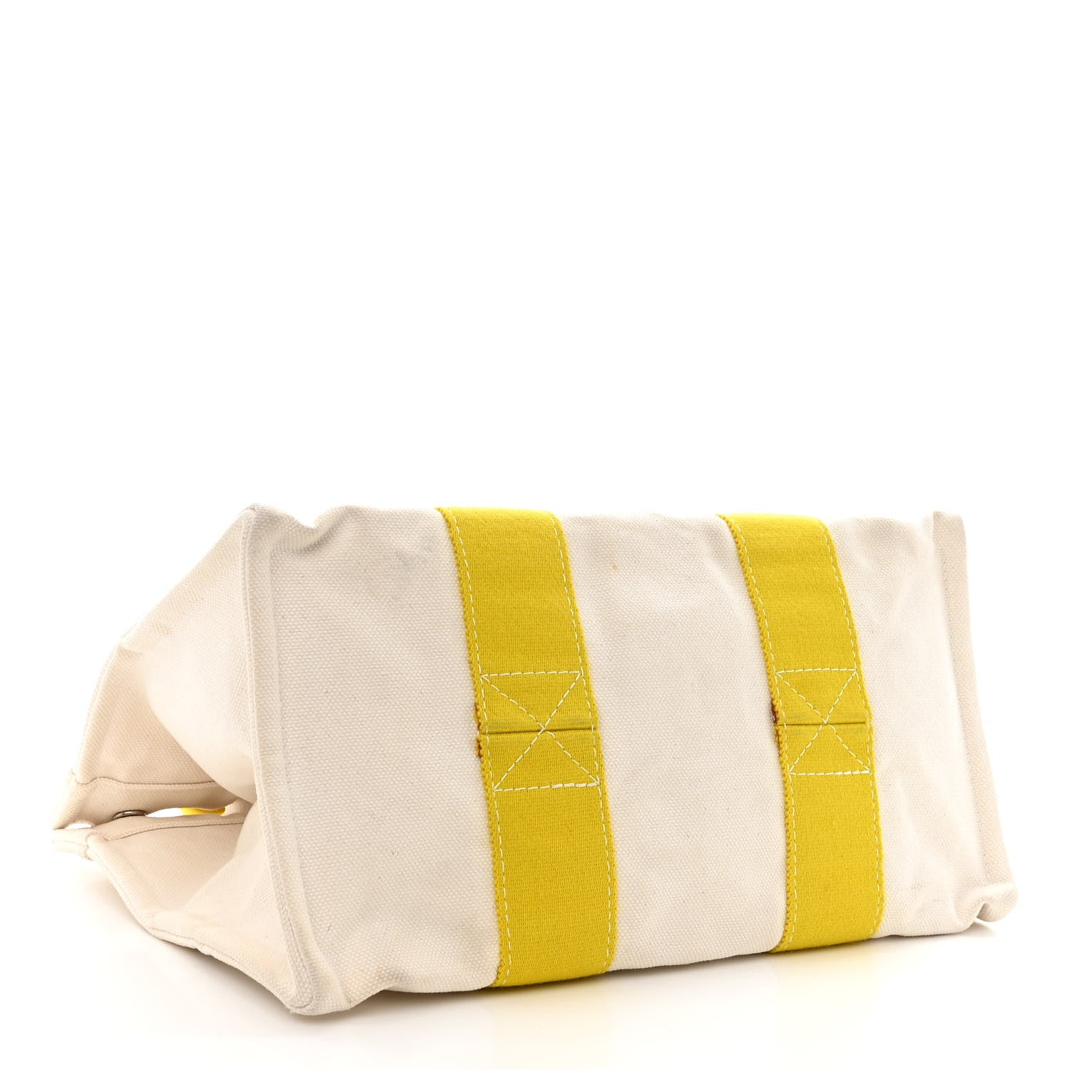 Hermes Canvas Fourre Tout PM Craie Lime 4 of 14