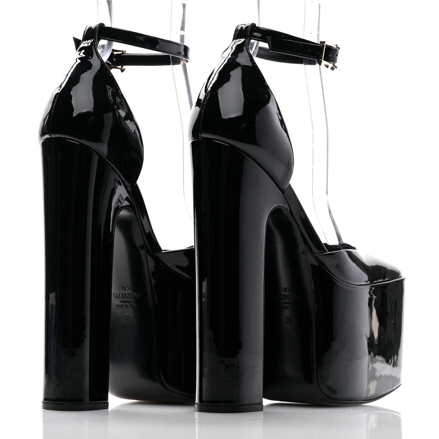 Patent DiscoBox 80/180mm Platform Pumps 38 Black