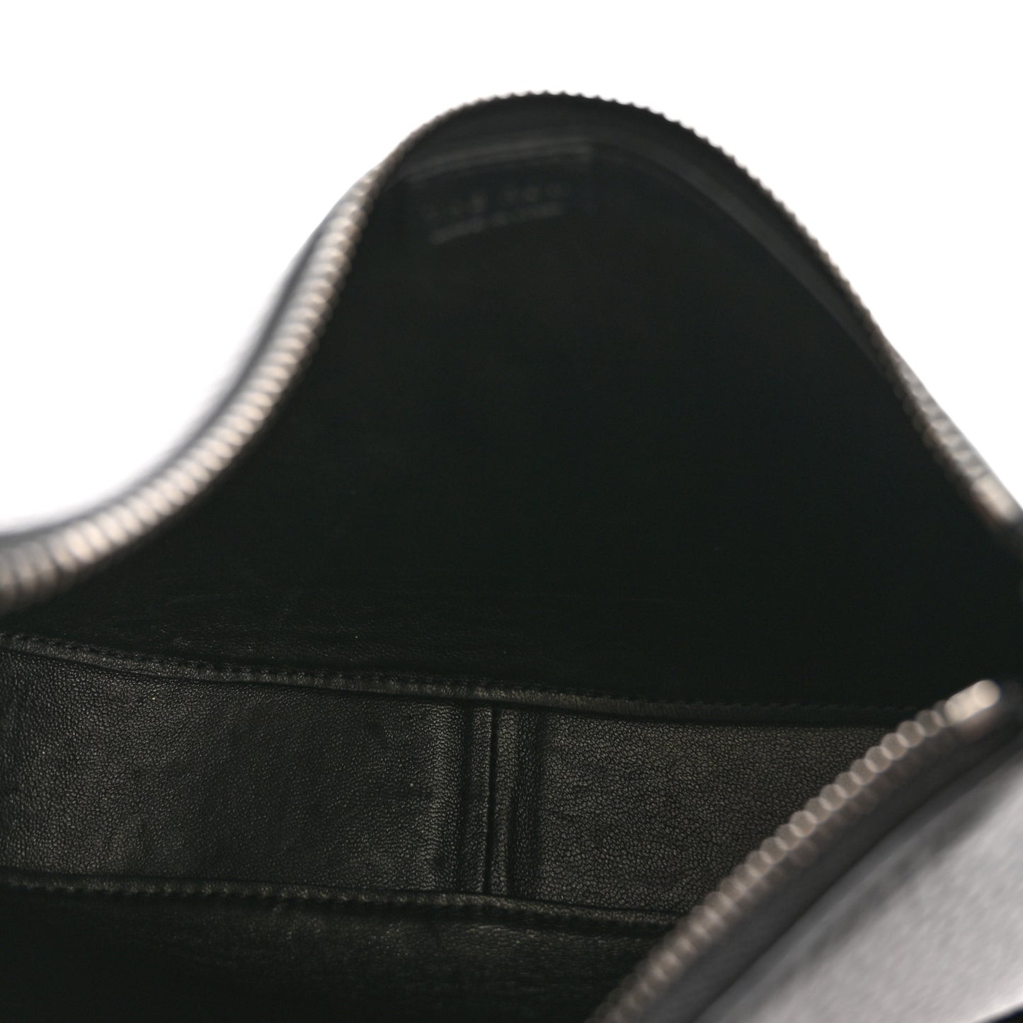 Smooth Calfskin Half Moon Shoulder Bag Black