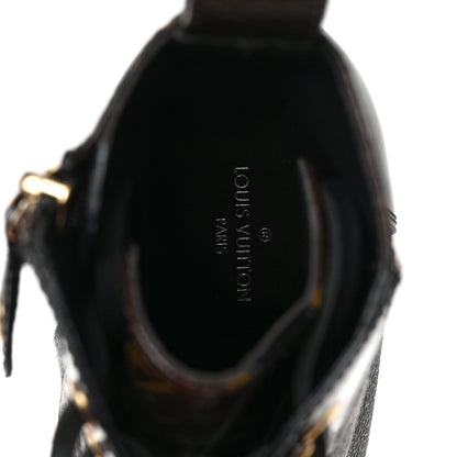 Louis Vuitton Patent Calfskin Monogram Star Trail Ankle Boots 36 Black 7 of 8