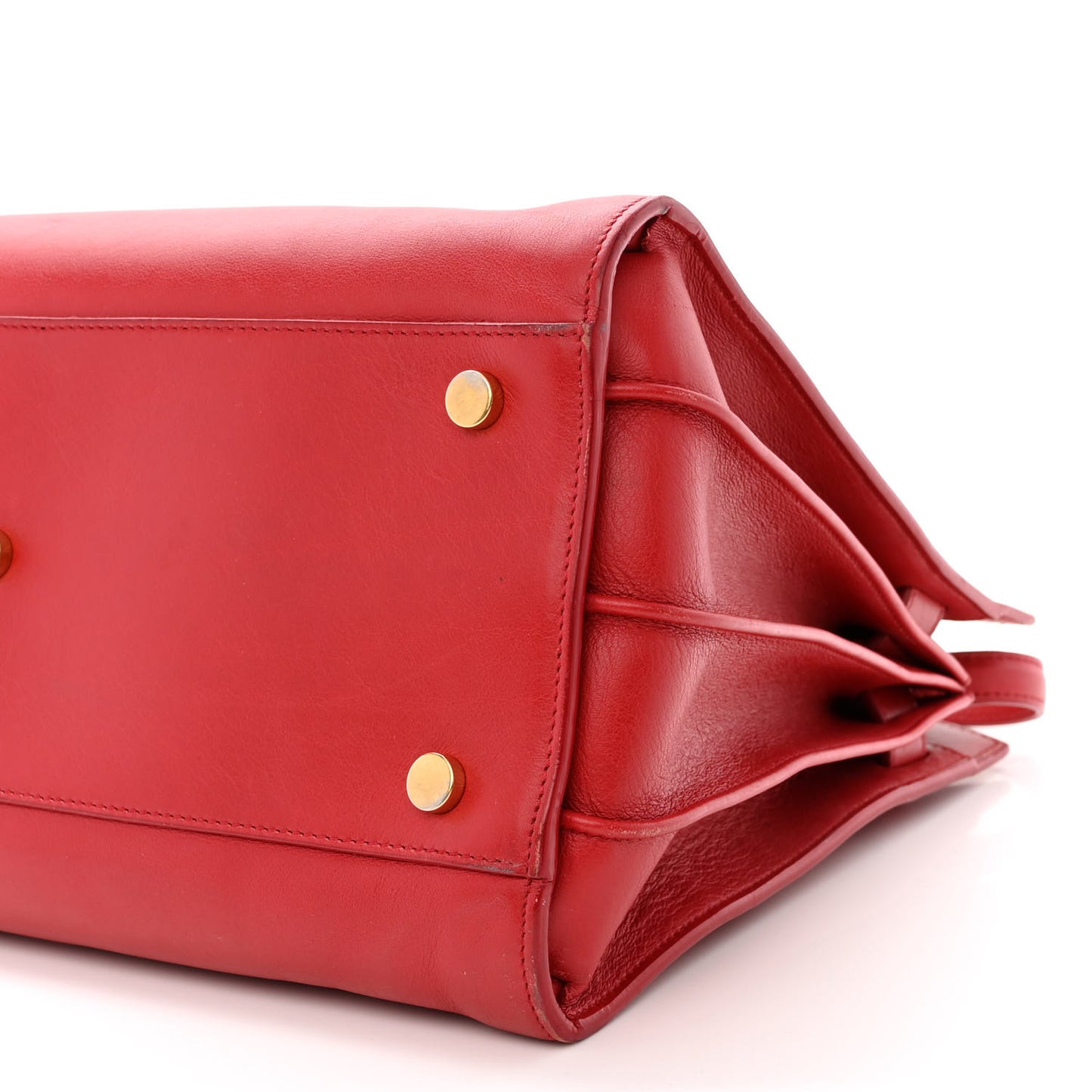 Calfskin Small Sac De Jour Lipstick Red