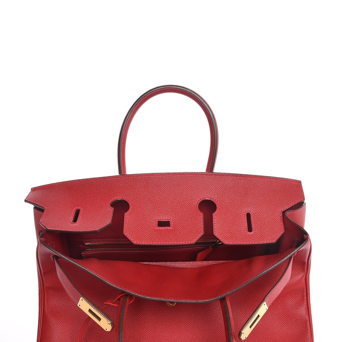 Epsom Birkin 35 Rouge Casaque