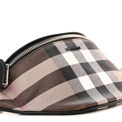 Burberry E-canvas Check Bum Bag Dark Birch Brown 7 of 8