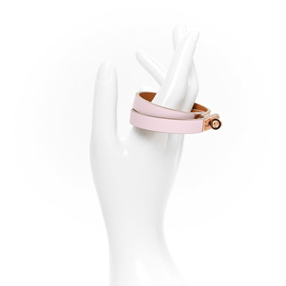 Hermes Swift Kelly Double Tour Bracelet T2 Rose Dragee 2 of 7