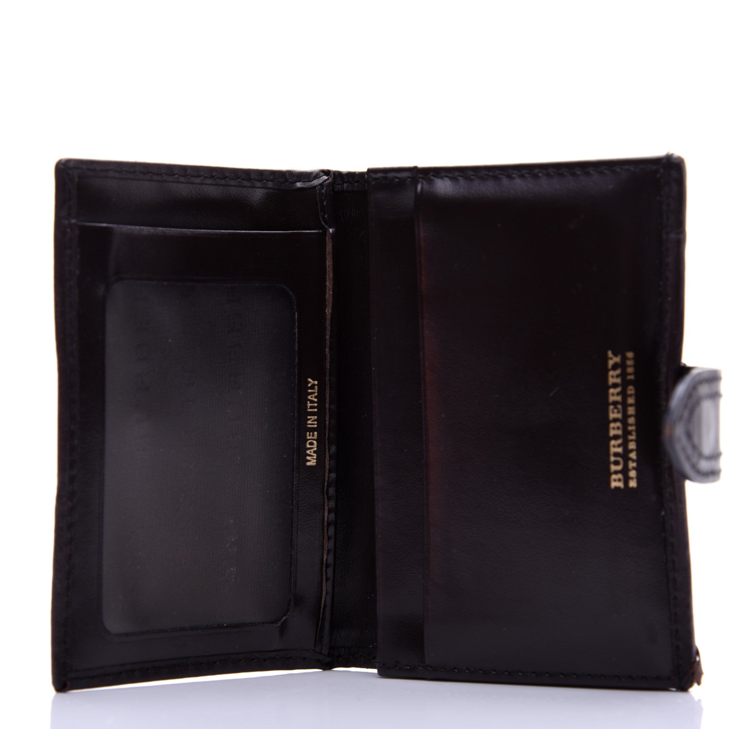Burberry Haymarket Check Wallet Brown 9 of 12