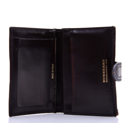 Burberry Haymarket Check Wallet Brown 9 of 12