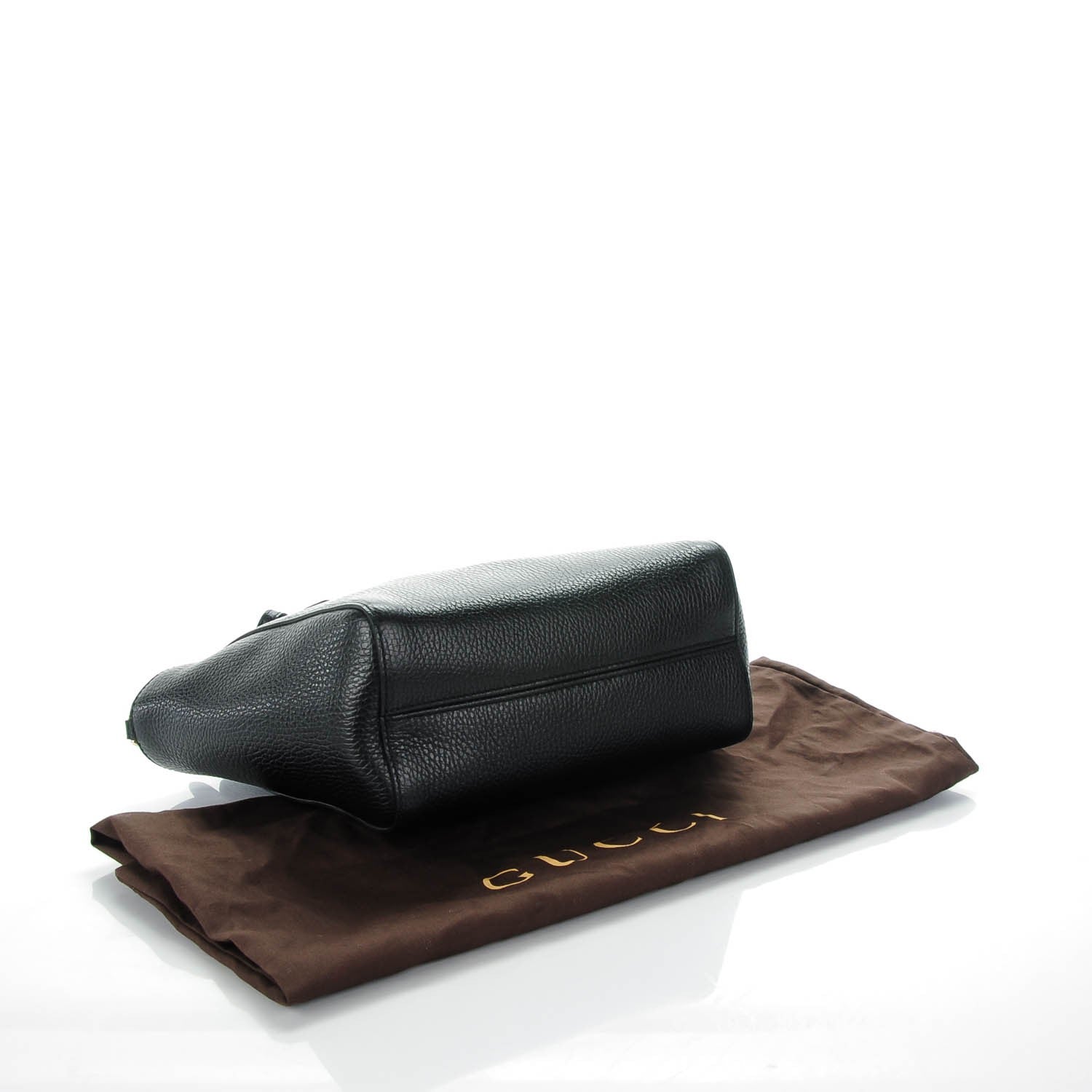 Gucci Dollar Calfskin Mini Swing Top Handle Bag Black 4 of 6