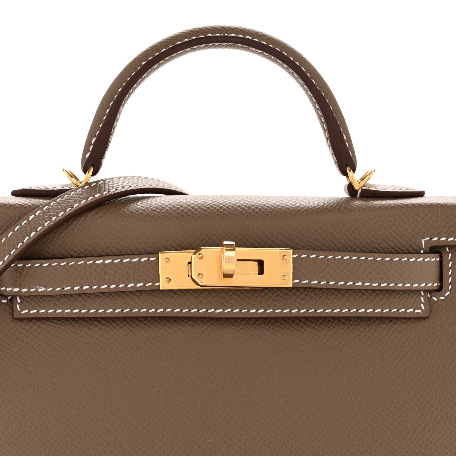 Hermes Epsom Mini Kelly Sellier 20 Etoupe 7 of 10
